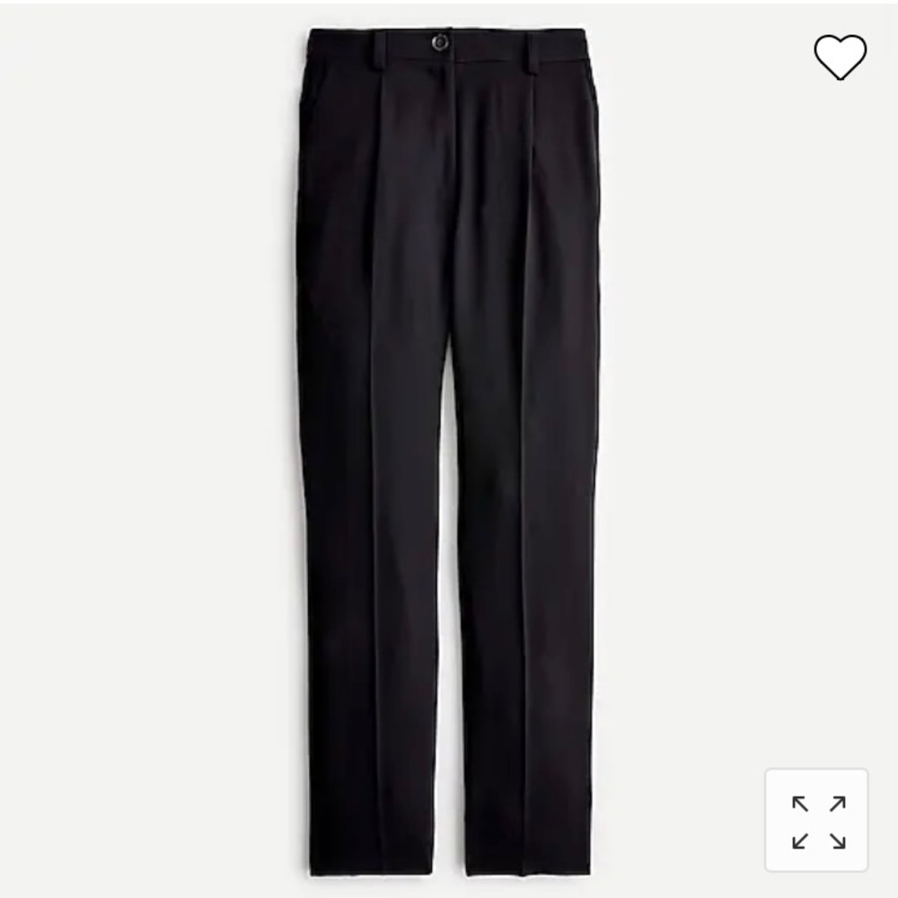 NWT J.Crew Tailored Easy Pant in 365 Crepe Size 6